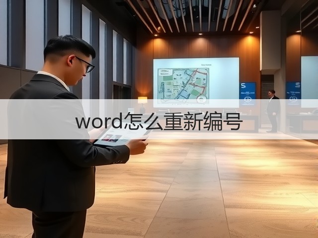 word怎么重新编号(图2) word怎么重新编号(图2)