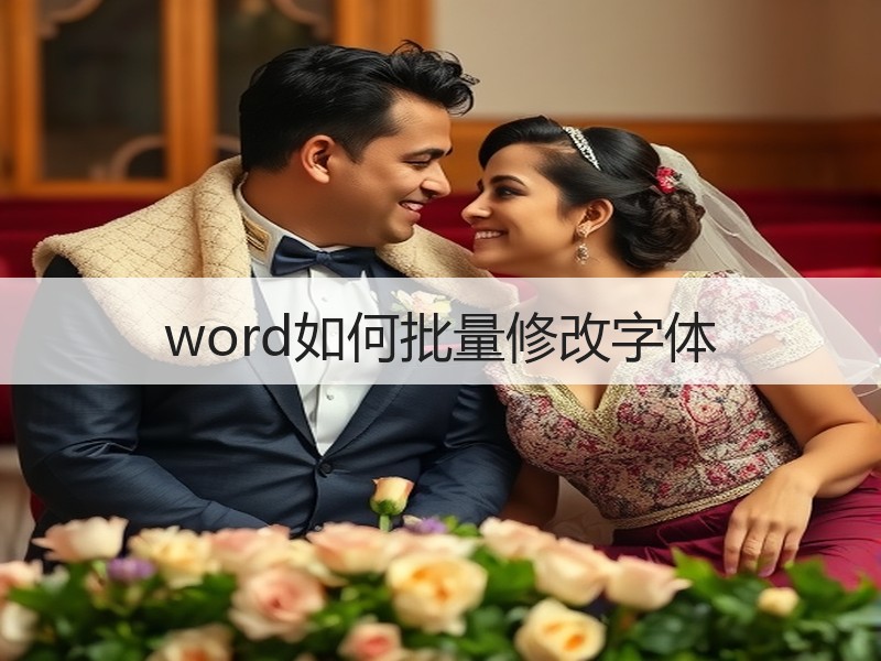 word如何批量修改字体 - 诺云壹观办公网