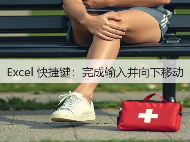 Excel 快捷键：完成输入并向下移动(图1)