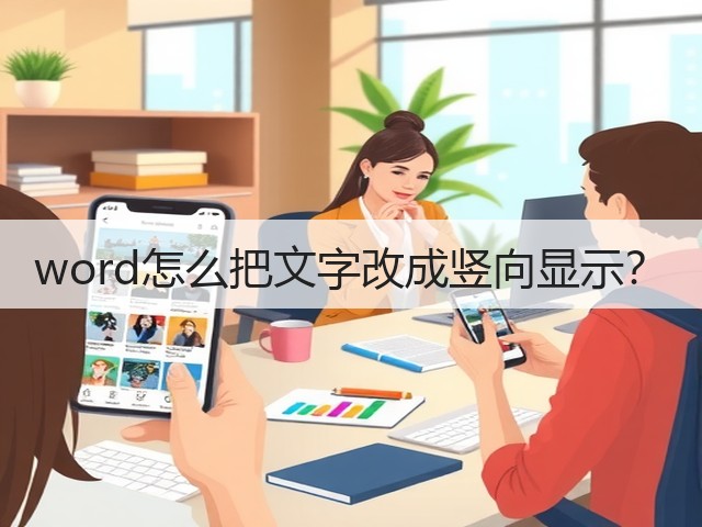word怎么把文字改成竖向显示?(图1) word怎么把文字改成竖向显示?(图1)