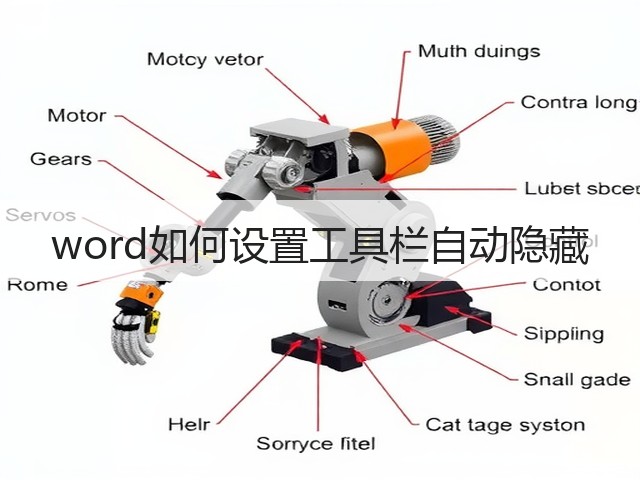 word如何设置工具栏自动隐藏(图1)