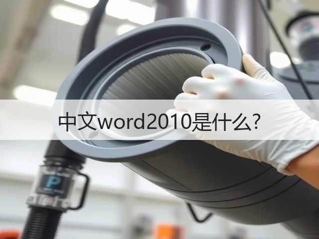 中文word2010是什么?(图1)