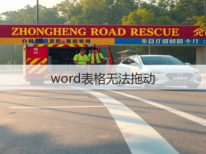 word表格无法拖动 - 诺云壹观办公网