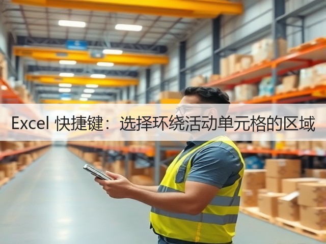 Excel 快捷键:选择环绕活动单元格的区域(图2) Excel 快捷键:选择环绕活动单元格的区域(图2)