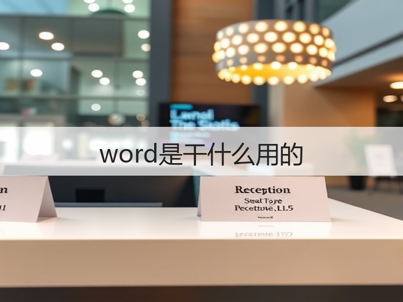 word是干什么用的 - 诺云壹观办公网