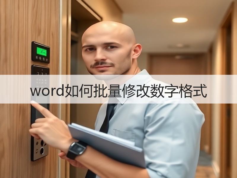 word如何批量修改数字格式 - 诺云壹观办公网