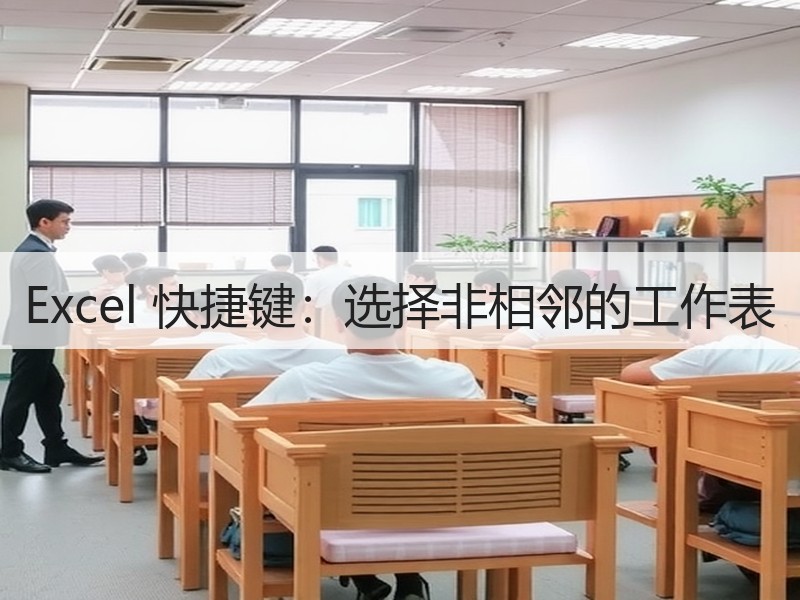 Excel 快捷键：选择非相邻的工作表 - 诺云壹观办公网