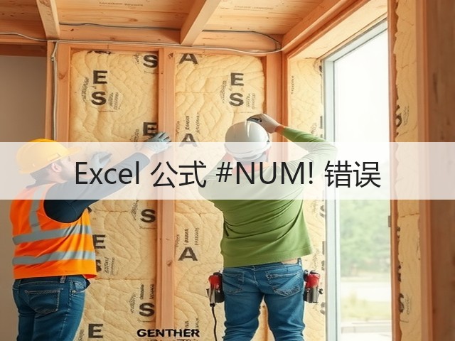 Excel 公式 #NUM! 错误(图2) Excel 公式 #NUM! 错误(图2)