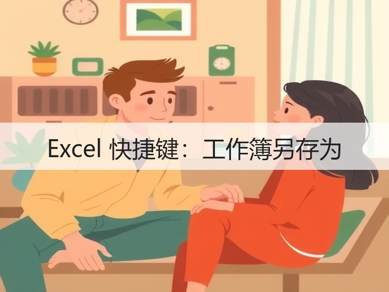 Excel 快捷键：工作簿另存为 - 诺云壹观办公网