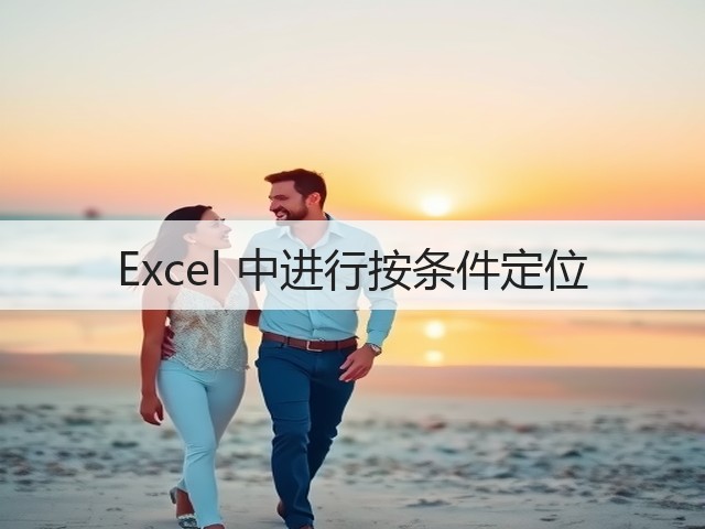 Excel 中进行按条件定位(图2) Excel 中进行按条件定位(图2)
