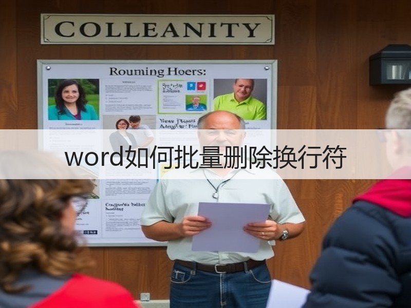 word如何批量删除换行符 - 诺云壹观办公网