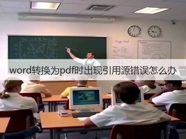 word转换为pdf时出现引用源错误怎么办(图2) word转换为pdf时出现引用源错误怎么办(图2)