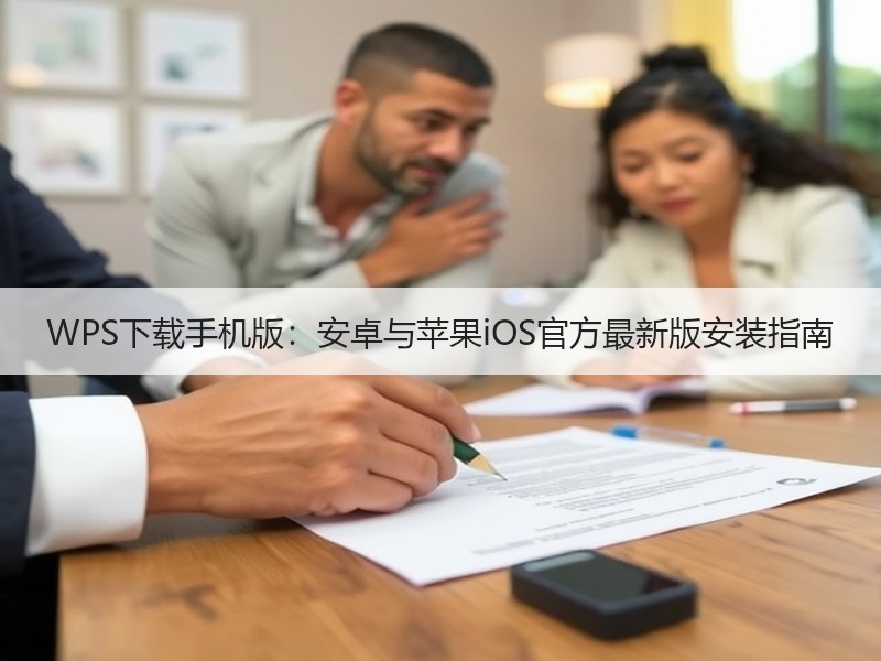 WPS下载手机版：安卓与苹果iOS官方最新版安装指南 - 诺云壹观办公网