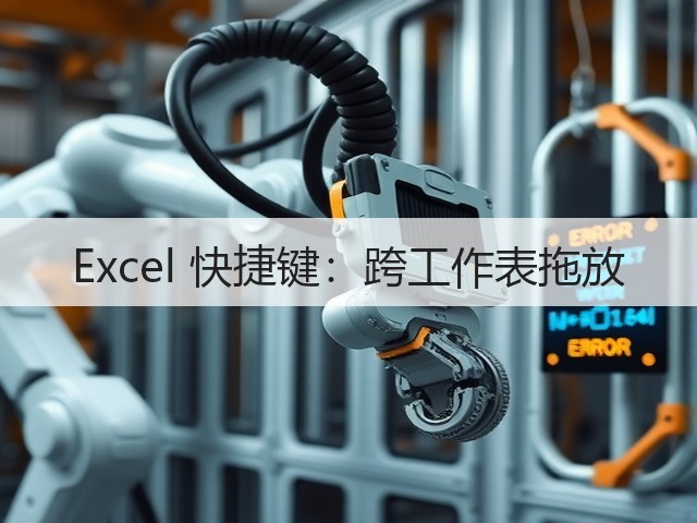 Excel 快捷键：跨工作表拖放(图1)