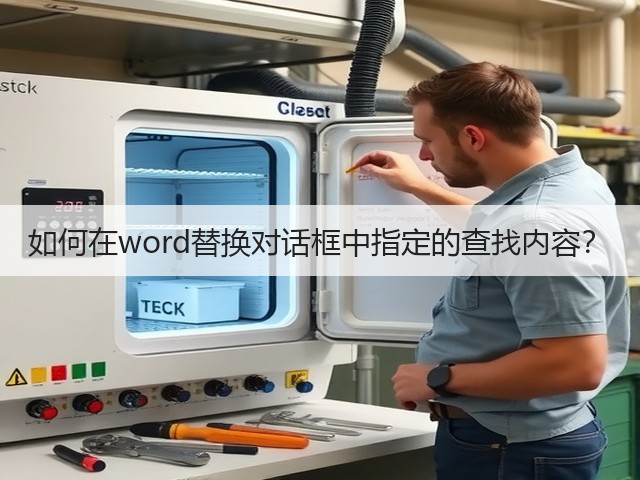 如何在word替换对话框中指定的查找内容?(图2) 如何在word替换对话框中指定的查找内容?(图2)