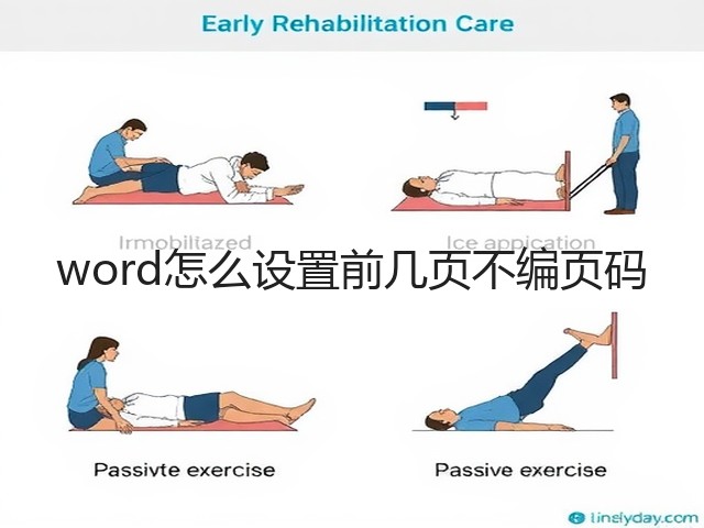 word怎么设置前几页不编页码(图3)