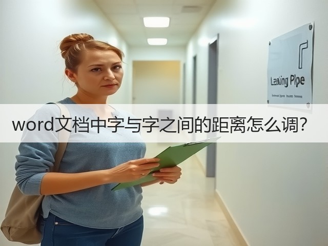 word文档中字与字之间的距离怎么调？(图2)