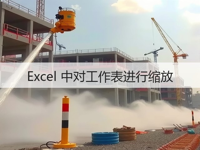 Excel 中对工作表进行缩放(图1) Excel 中对工作表进行缩放(图1)