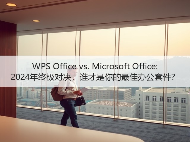 WPS Office vs. Microsoft Office: 2024年终极对决，谁才是你的最佳办公套件？(图3)
