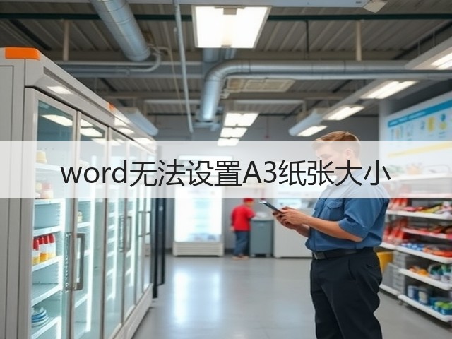 word无法设置A3纸张大小(图3)