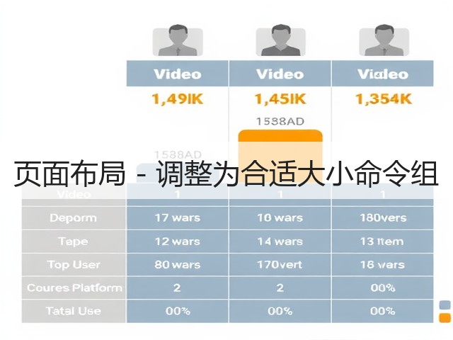 页面布局 - 调整为合适大小命令组(图2)