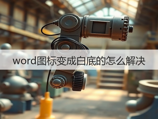 word图标变成白底的怎么解决(图2)