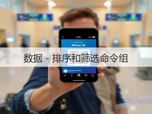 数据 - 排序和筛选命令组(图3)