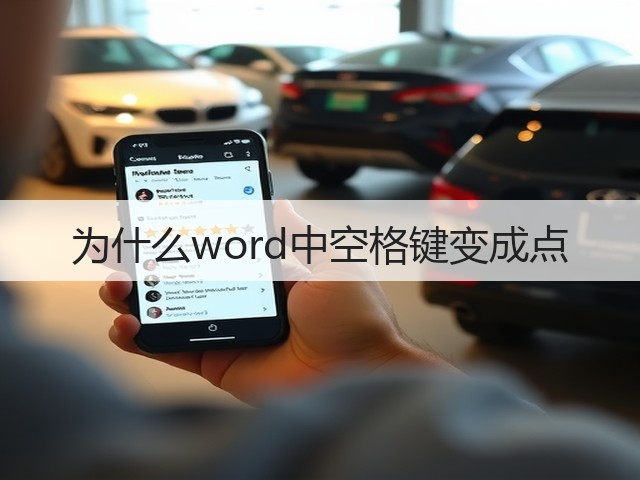 为什么word中空格键变成点(图1) 为什么word中空格键变成点(图1)