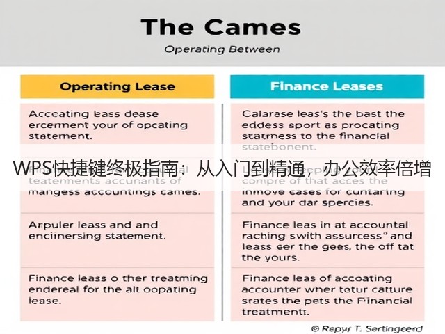 WPS快捷键终极指南:从入门到精通,办公效率倍增(图2) WPS快捷键终极指南:从入门到精通,办公效率倍增(图2)
