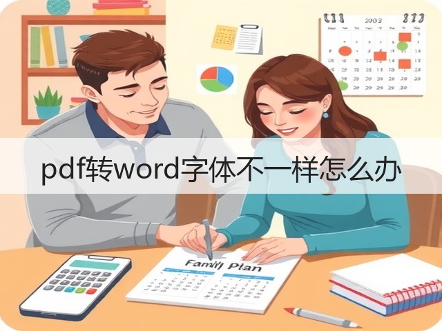 pdf转word字体不一样怎么办(图1) pdf转word字体不一样怎么办(图1)