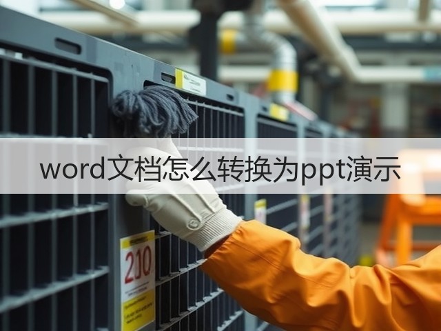word文档怎么转换为ppt演示(图2) word文档怎么转换为ppt演示(图2)