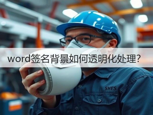 word签名背景如何透明化处理?(图3) word签名背景如何透明化处理?(图3)