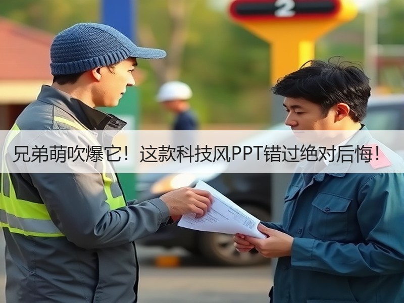 兄弟萌吹爆它！这款科技风PPT错过绝对后悔！ - 诺云壹观办公网