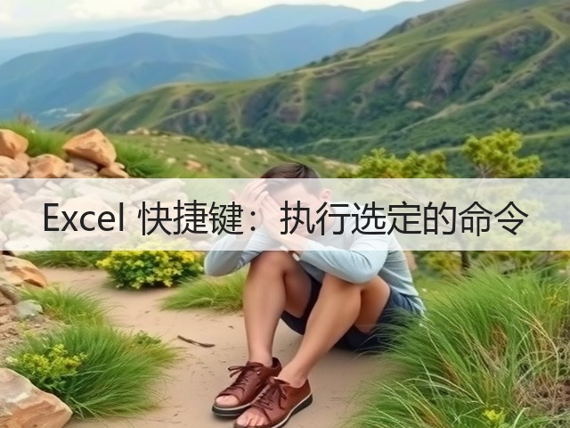 Excel 快捷键:执行选定的命令(图2) Excel 快捷键:执行选定的命令(图2)