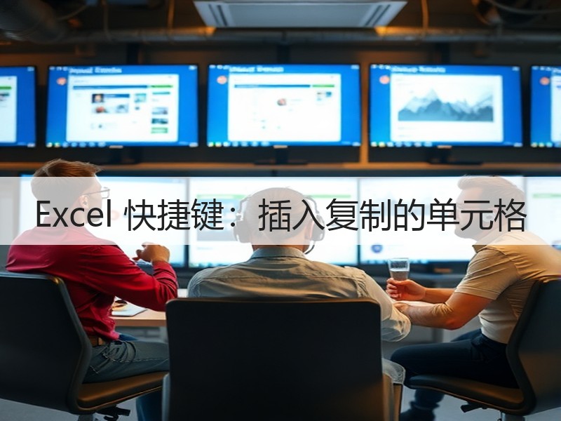 Excel 快捷键：插入复制的单元格 - 诺云壹观办公网