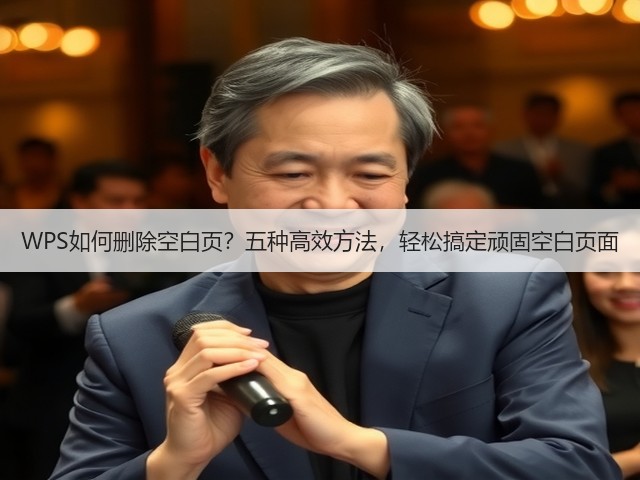 WPS如何删除空白页?五种高效方法,轻松搞定顽固空白页面(图1) WPS如何删除空白页?五种高效方法,轻松搞定顽固空白页面(图1)
