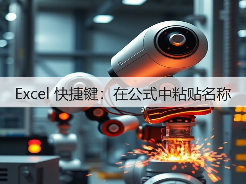 Excel 快捷键：在公式中粘贴名称 - 诺云壹观办公网