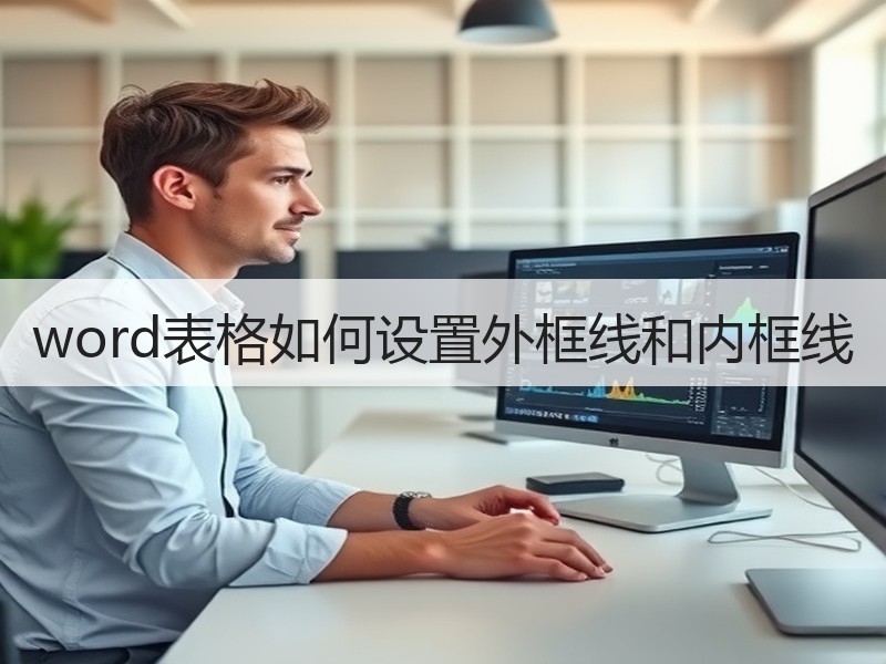 word表格如何设置外框线和内框线 - 诺云壹观办公网