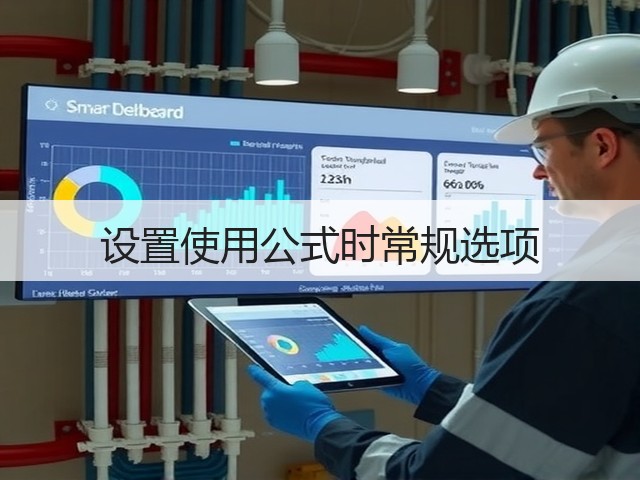 设置使用公式时常规选项(图3)