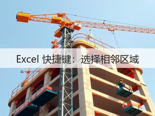Excel 快捷键:选择相邻区域(图2) Excel 快捷键:选择相邻区域(图2)