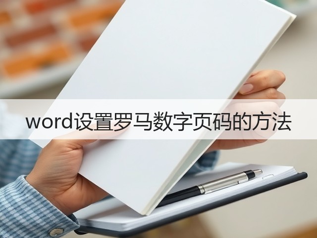 word设置罗马数字页码的方法(图2) word设置罗马数字页码的方法(图2)
