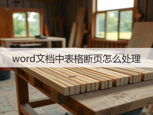 word文档中表格断页怎么处理(图2)