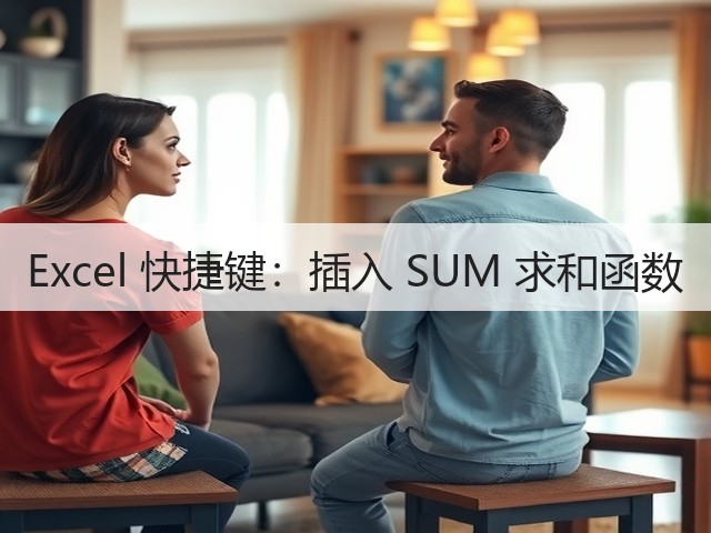 Excel 快捷键:插入 SUM 求和函数(图1) Excel 快捷键:插入 SUM 求和函数(图1)