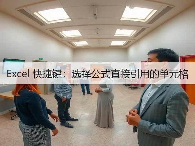 Excel 快捷键:选择公式直接引用的单元格(图2) Excel 快捷键:选择公式直接引用的单元格(图2)