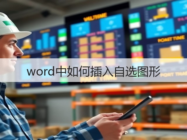 word中如何插入自选图形(图2)