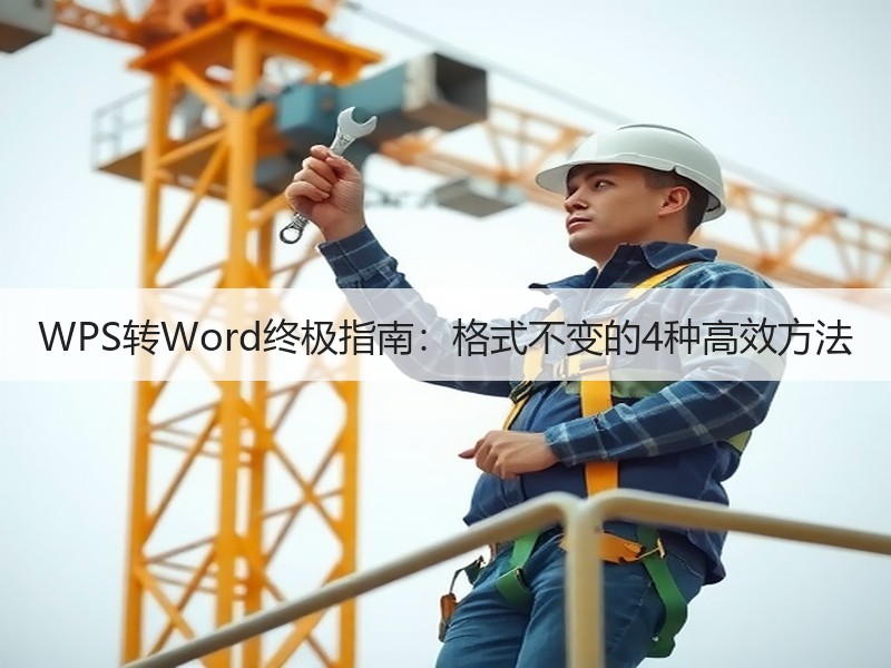 WPS转Word终极指南：格式不变的4种高效方法 - 诺云壹观办公网