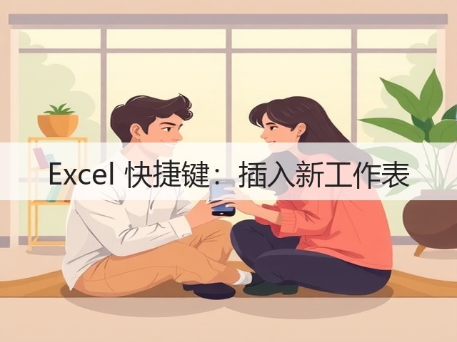 Excel 快捷键:插入新工作表(图2) Excel 快捷键:插入新工作表(图2)