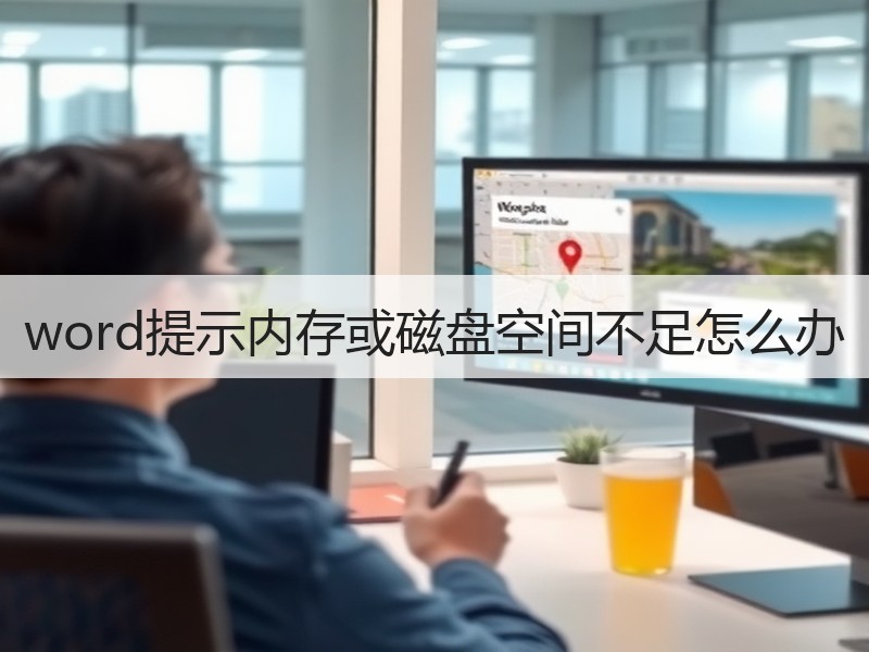 word提示内存或磁盘空间不足怎么办 - 诺云壹观办公网