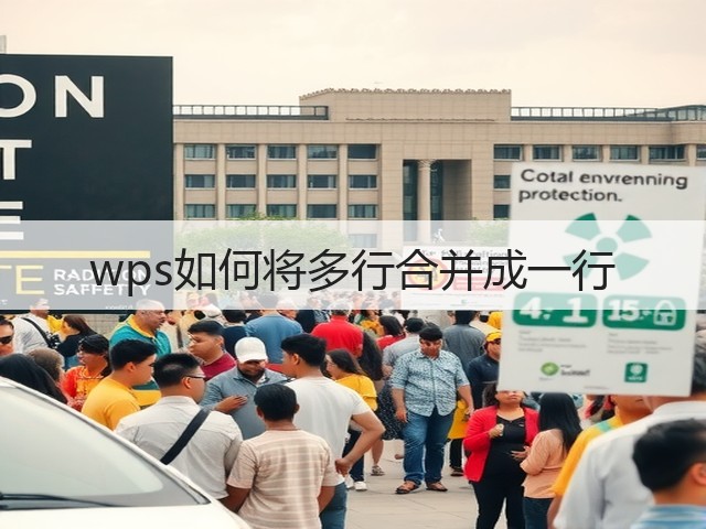 wps如何将多行合并成一行(图2)