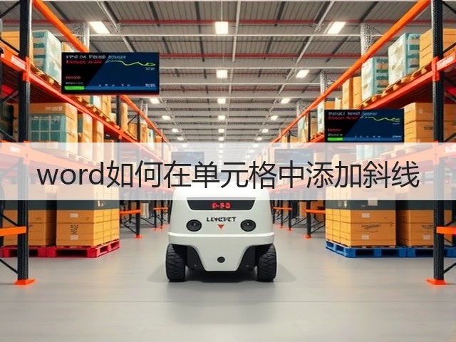 word如何在单元格中添加斜线(图2)